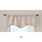 Devin Leaf Jacquard Lined Rod Pocket Valance - 50x18 - image 3