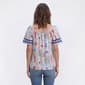 Plus Size Absolutely Famous Square Neck Coastal Blouse - image 2