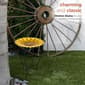 Alpine Embossed Metal Sunflower Birdbath - image 7