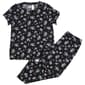 Plus Size Jessica Simpson Short Sleeve Floral Ribbons Pajama Set - image 1
