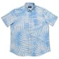 Mens Visitor Fern Short Sleeve Button Down Shirt - Blue Fog - image 2