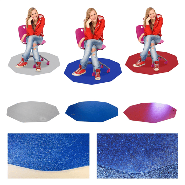 Floortex® 9Mat® Polycarbonate 9-Sided Chair Mat for Hard Floor