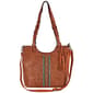 Sam & Hadley Braided Handle Tooled Tote - image 1
