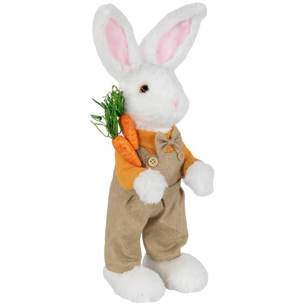 Northlight Seasonal Boy Rabbit w/ Overalls Easter Figurine