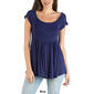 Womens 24/7 Comfort Apparel Fitted Waist Tunic Top - image 4