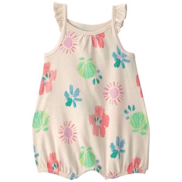 Baby Girl (3-24M) Carter''s(R) Seashell Sun & Floral Romper - image 