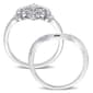 Diamond Classics™ 1/5ctw. Diamond Silver Bridal Ring Set - image 4
