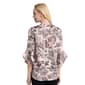 Womens Jones New York 3/4 Flutter Sleeve Floral Paisley Blouse - image 2