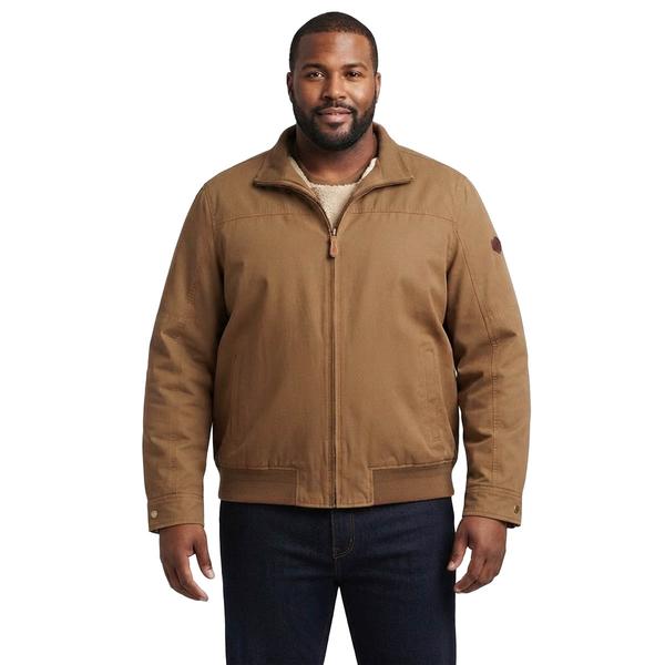 Mens Big & Tall London Fog Microfiber Sherpa Lined Bomber Jacket