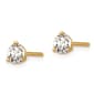 Pure Fire 14kt. Yellow Gold 1/2ctw. Lab Grown Diamond Earrings - image 2