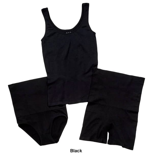 Womens FIT Shapewear Starter Shaper 3pc. Set 347558H3-BLK