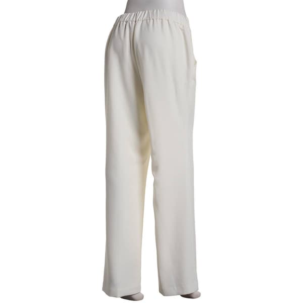 Womens Kasper Pull-On Elastic Back Trouser Pants