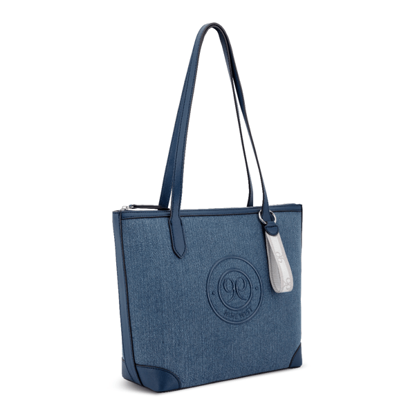 Nine West Galilee Solid Top Zip Tote - image 