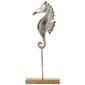 12.5in. Metal Seahorse on Wood Base - image 1