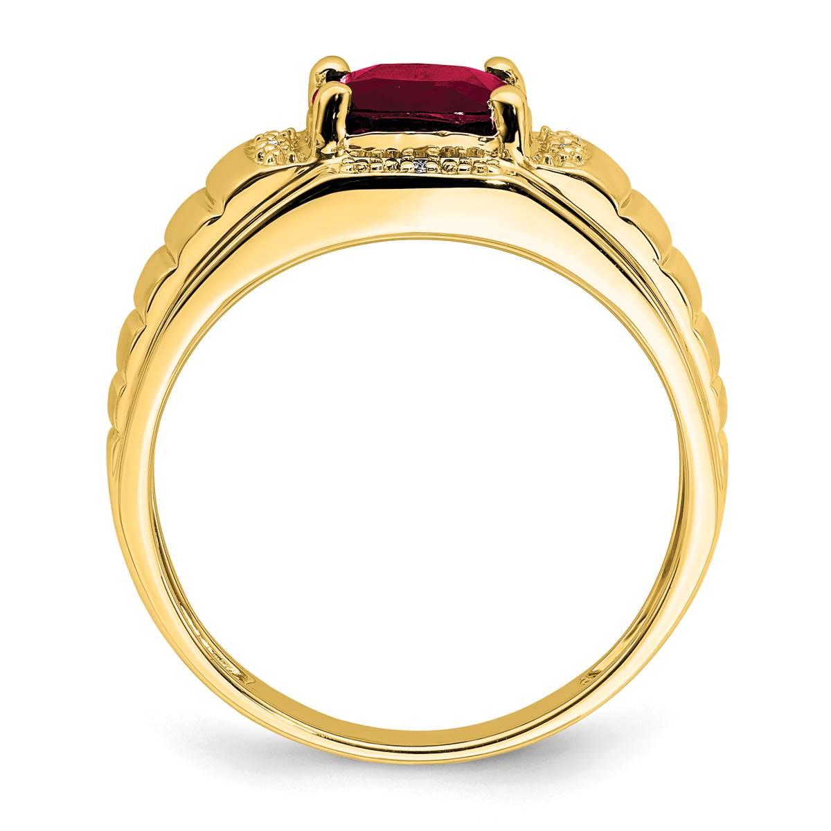 Mens Gentlemen’s Classics™ 14kt. Gold 2 1/2ctw. Ruby Ring