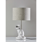 Simplee Adesso Sunny Cat Table Lamp with Light Grey Shade - image 6