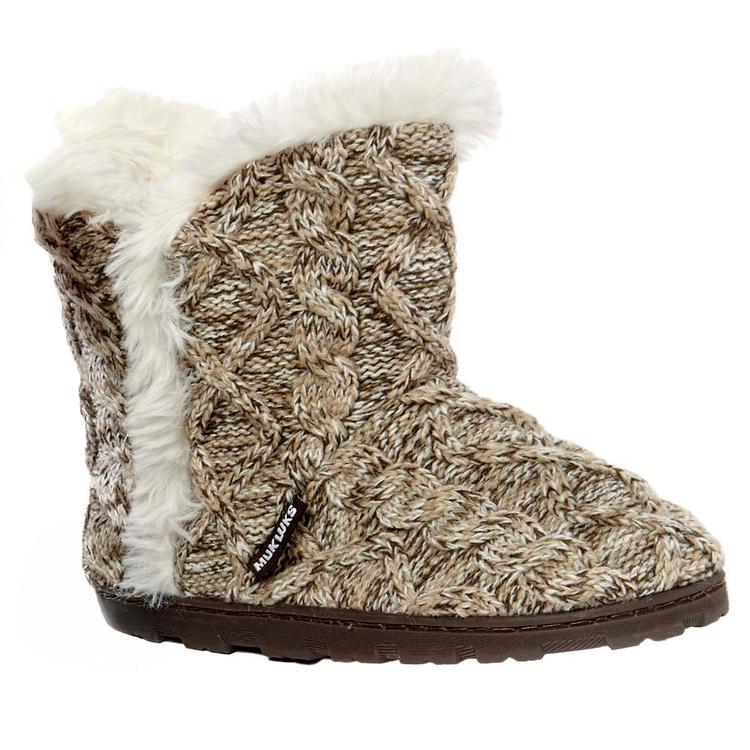 Womens MUK LUKS(R) Cheyenne Ankle Boot Slippers