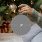 Northlight Frosted Pine Christmas Ball Ornament - 6in. - image 5