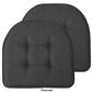 Sweet Home Collection Solid U-Shaped Memory Foam Chair Cushions - image 8