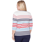 Womens Alfred Dunner Lady Liberty Americana Stripes Tee - image 1