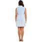 Petite da-sh Sleeveless Mixed Stripe Babydoll Tier Shirtdress - image 3