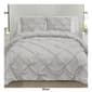 Sweet Home Collection 3pc. Pinch Pleat Pintuck Duvet Cover Set - image 5