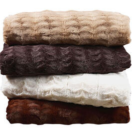 Swift Home Cozy Faux Fur Embossed Blanket