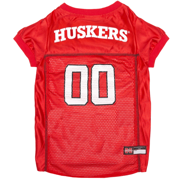 NCAA Nebraska Cornhuskers Mesh Pet Jersey - image 
