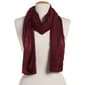 Womens Renshun Solid Pashmina Oblong Scarf - Wine - image 1