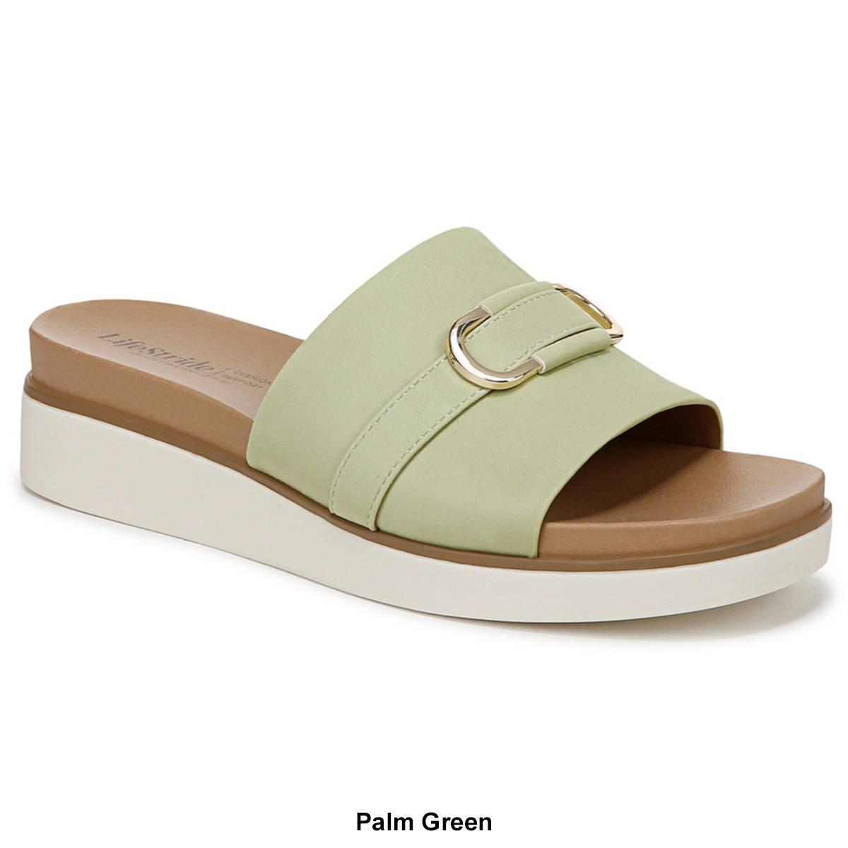 Womens LifeStride Genevieve Slide Sandals