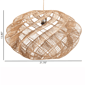 bali & pari Enola Handwoven Jute Pendant Lampshade - image 3