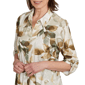 Womens Alfred Dunner Copper Canyon Roll Tab Leaf Button Down - image 5