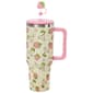 Agenda 40oz. Strawberry Topper Peony Floral Travel Cup - image 1