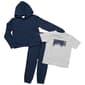 Boys (8-12) Avalanche 3 pc. Hoodie, Joggers, & Tee Set - image 1