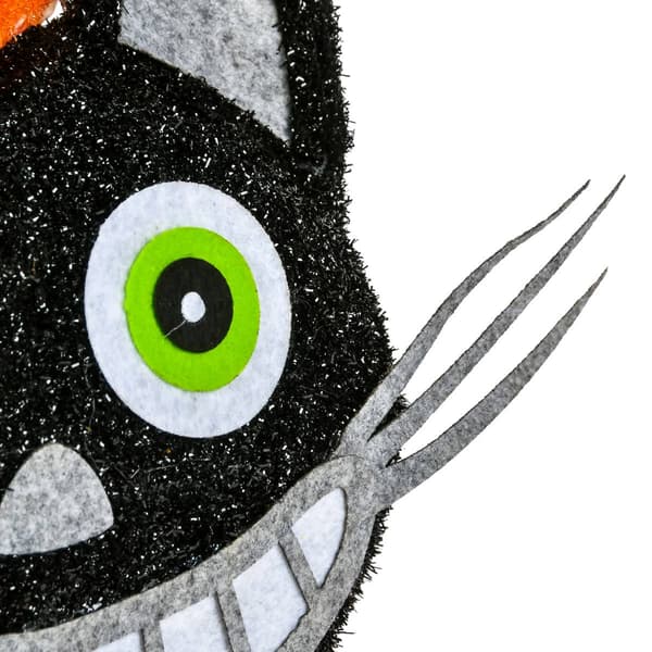 National Tree 23in. Pre-Lit Pumpkin and Black Cat Décor