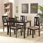 Baxton Studio Fenton Sand/Dark Brown 5pc. Dining Set - image 7