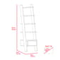 FM FURNITURE Hamburg Dark Walnut Ladder Bookcase - image 6