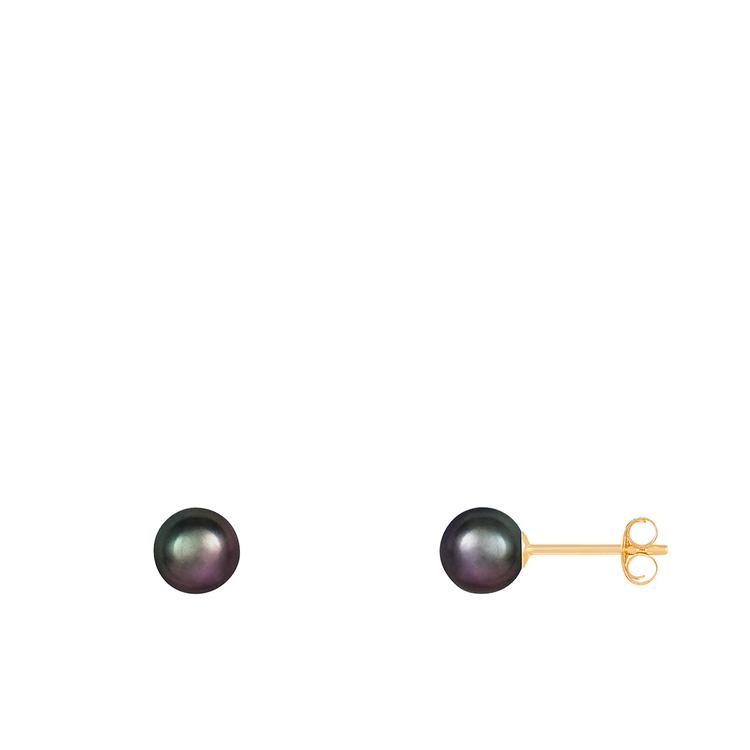 Splendid Pearls 14kt. Gold 5mm Round Pearl Stud Earrings