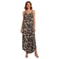 Womens Absolutely Famous Sleeveless Leaf Texture Jumpsuit - image 1