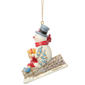 Jim Shore Frosty & Karen in Sled Ornament - image 4