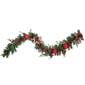 Northlight 6ft Green Pine Christmas Garland with Ornaments & Bows - image 1