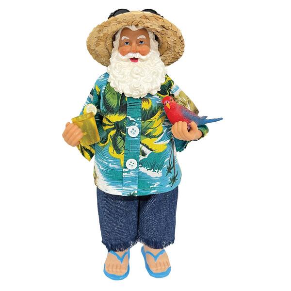 Santa''s Workshop 10in. Margaritaville Santa Claus - image 