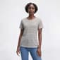 Womens Hasting & Smith Short Sleeve Stripe Round Neck Tee - image 4