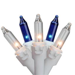 Northlight Seasonal 50ct. Blue/Clear Mini Icicle Christmas Lights