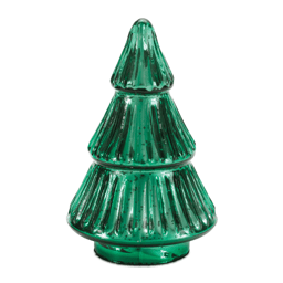 Melrose Mercury Glass Christmas Tree - Set of 2