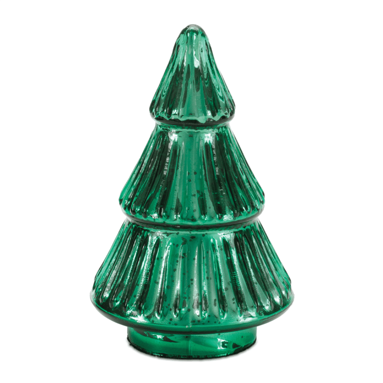 Melrose Mercury Glass Christmas Tree - Set of 2