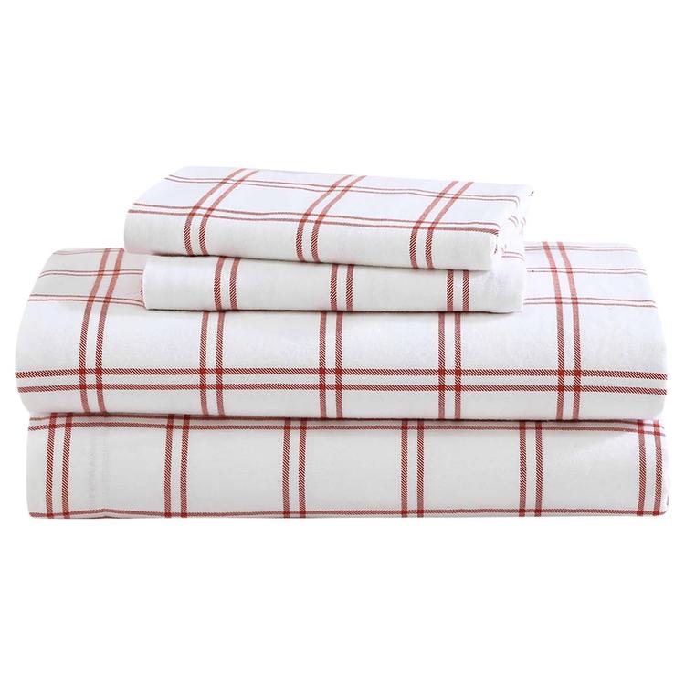 Eddie Bauer Westridge Plaid Cotton Flannel Sheet Set