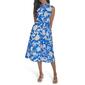 Womens Calvin Klein Sleeveless Collar Floral Shirtdress - image 2