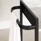 South Shore City Life Black Bar Cart w/Wine Glass Rack - image 8