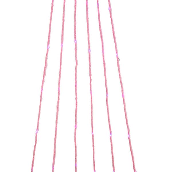 Kurt S. Adler 120-Light Colored Fuzzy Multi Strand LED Set